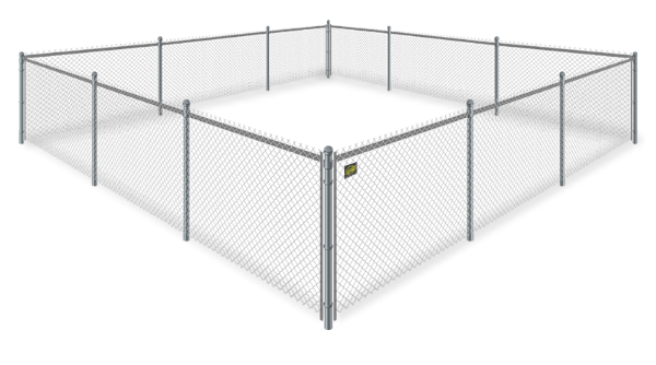 example of a Chain Link privacy fence in Douglas Georgia