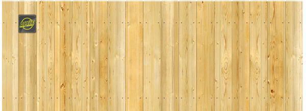 Straight Top Cut - Wood Fence Option