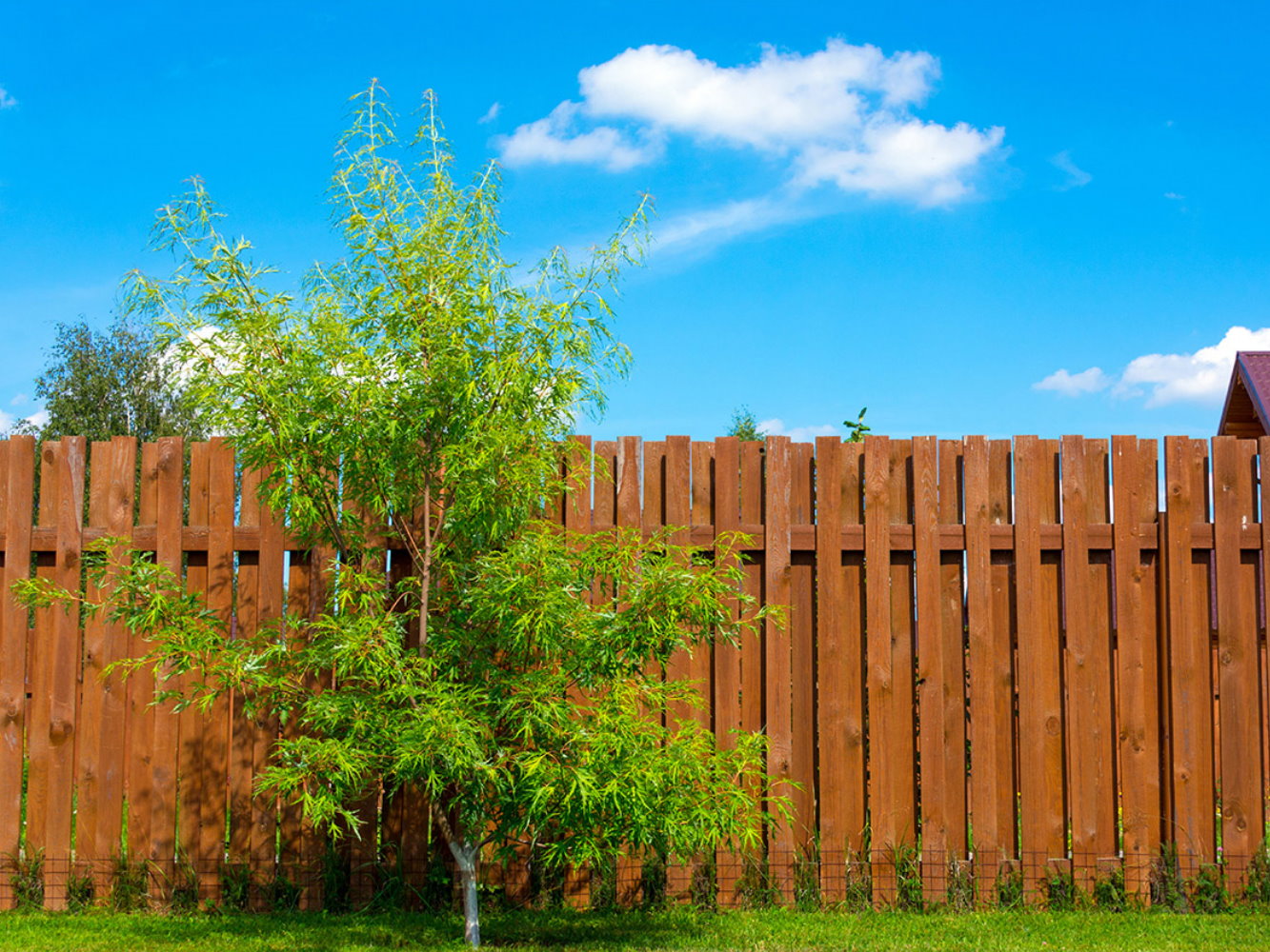 Baxley GA Shadowbox style wood fence